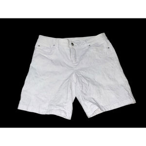 Simply Vera Vera Wang White Textured Shorts – Size 8 🤍✨